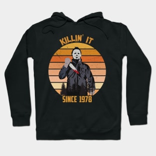 Killin' It Since 1978 - Michael Myers vintage Halloween Hoodie